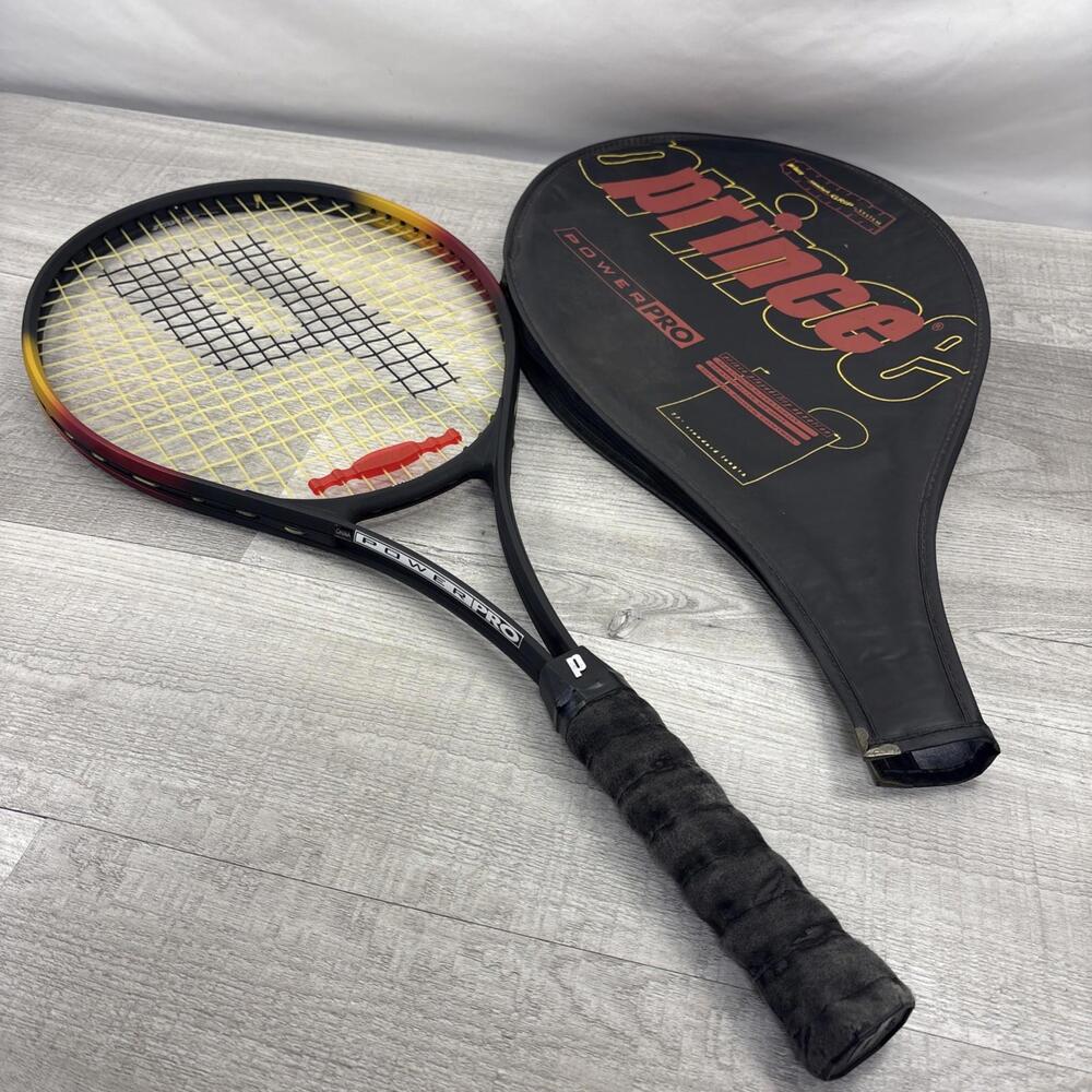 Classic Prince Power Pro Oversize Tennis Racquet 4 3/8” Grip with Cover
